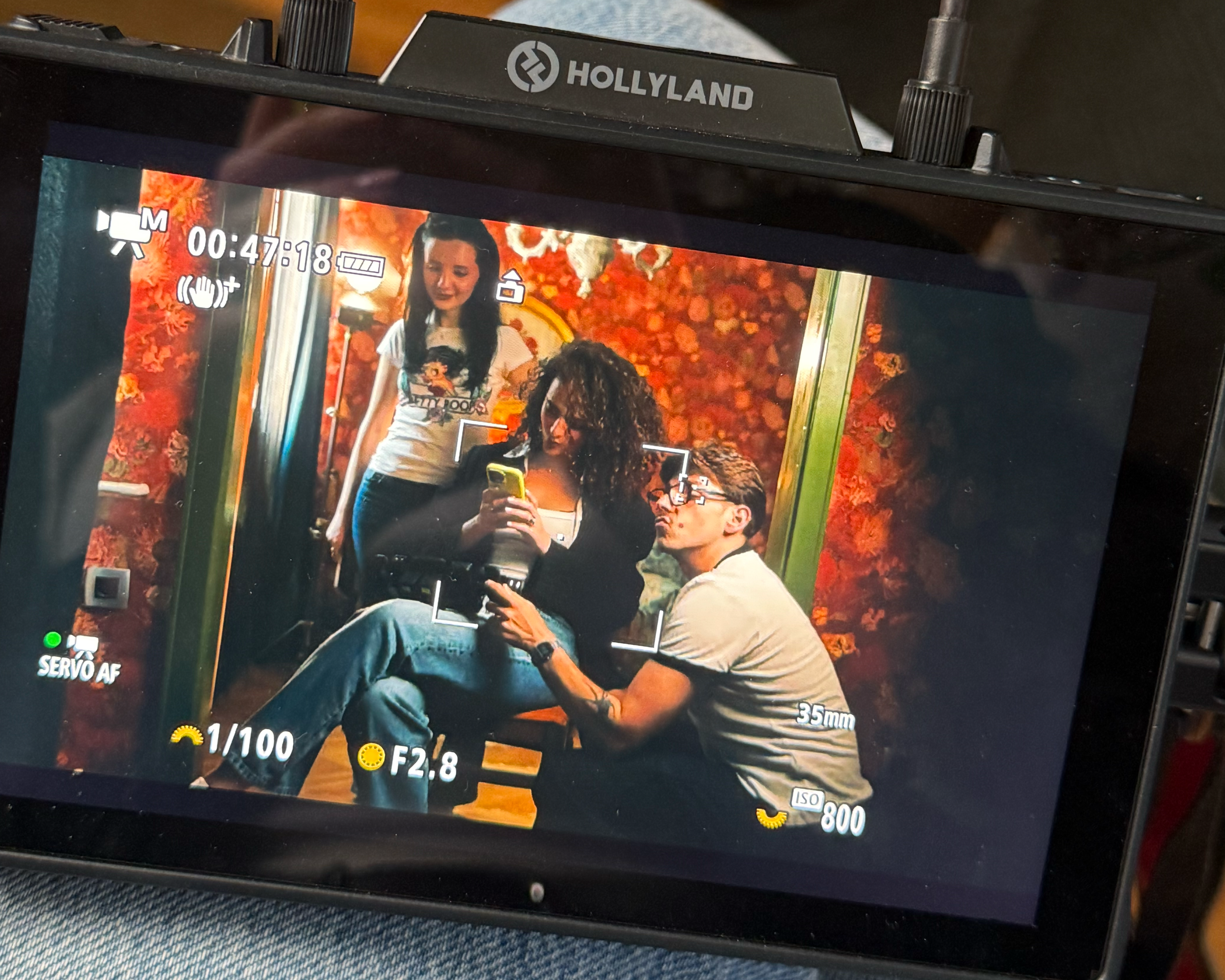Kape Studio camera monitor